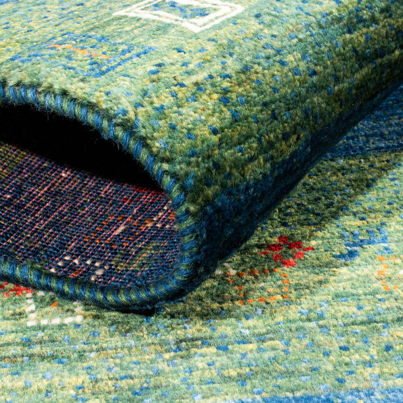 Gabbeh Tæppe - Loribaft Persisk - Royal - 130 x 85 cm - blå