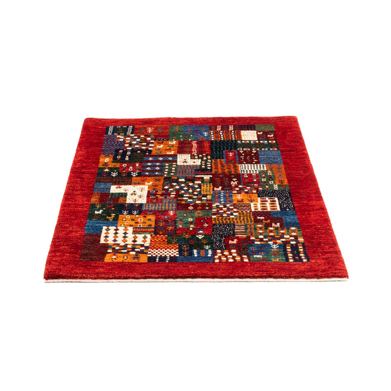 Gabbeh Tæppe - Loribaft Persisk - Royal - 122 x 86 cm - flerfarvet
