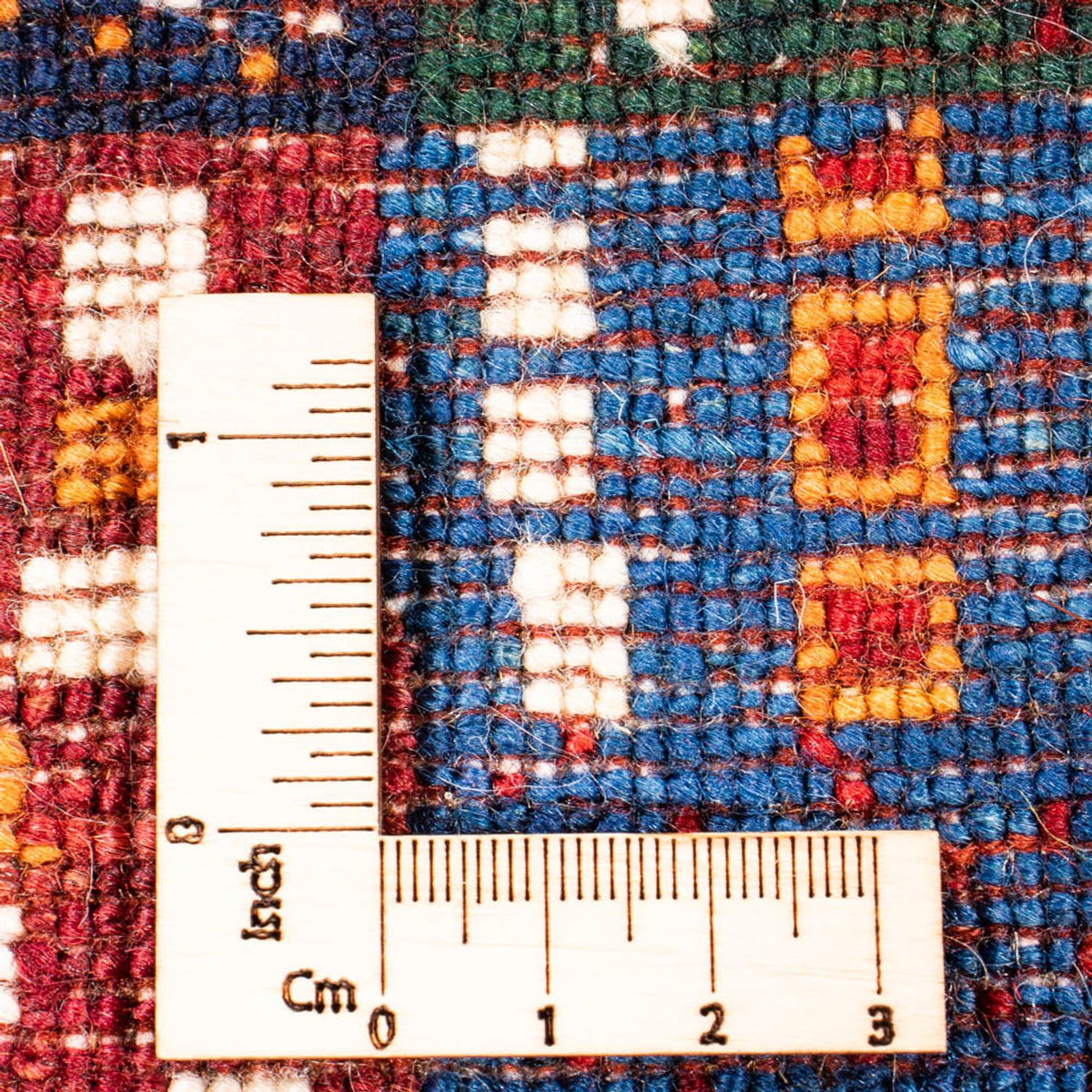 Gabbeh Tæppe - Loribaft Persisk - Royal - 122 x 86 cm - flerfarvet