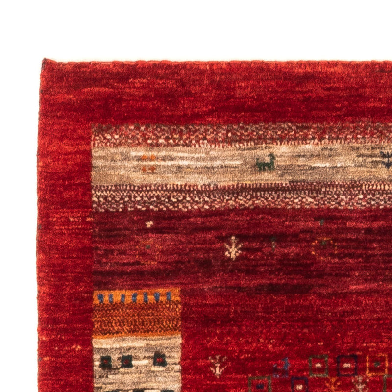 Gabbeh Tæppe - Loribaft Persisk - Royal - 128 x 83 cm - flerfarvet