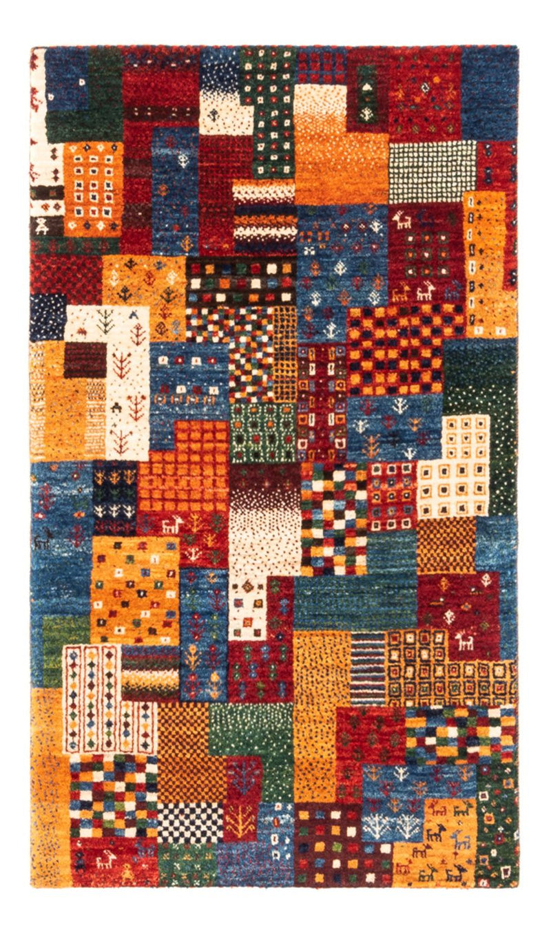 Gabbeh Tæppe - Loribaft Persisk - Royal - 132 x 80 cm - flerfarvet