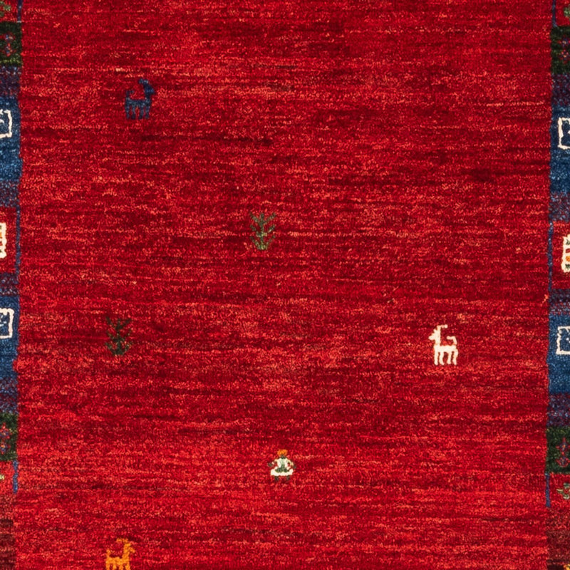Gabbeh Tæppe - Loribaft Persisk - Royal - 130 x 86 cm - flerfarvet
