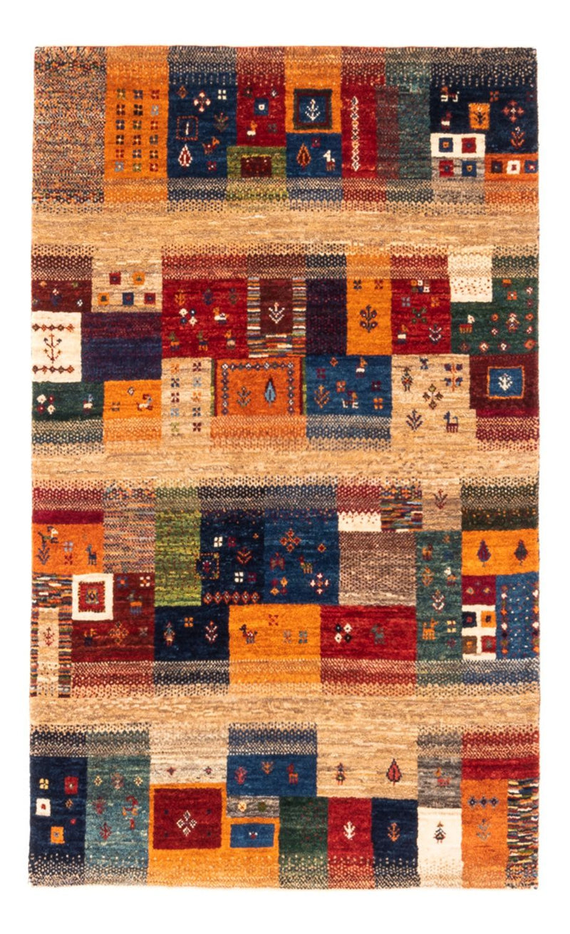 Gabbeh Tæppe - Loribaft Persisk - Royal - 132 x 84 cm - flerfarvet