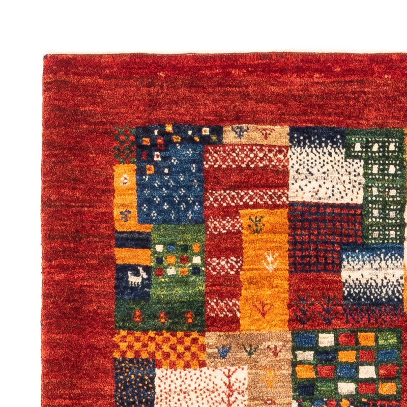 Gabbeh Tæppe - Loribaft Persisk - Royal - 123 x 87 cm - flerfarvet