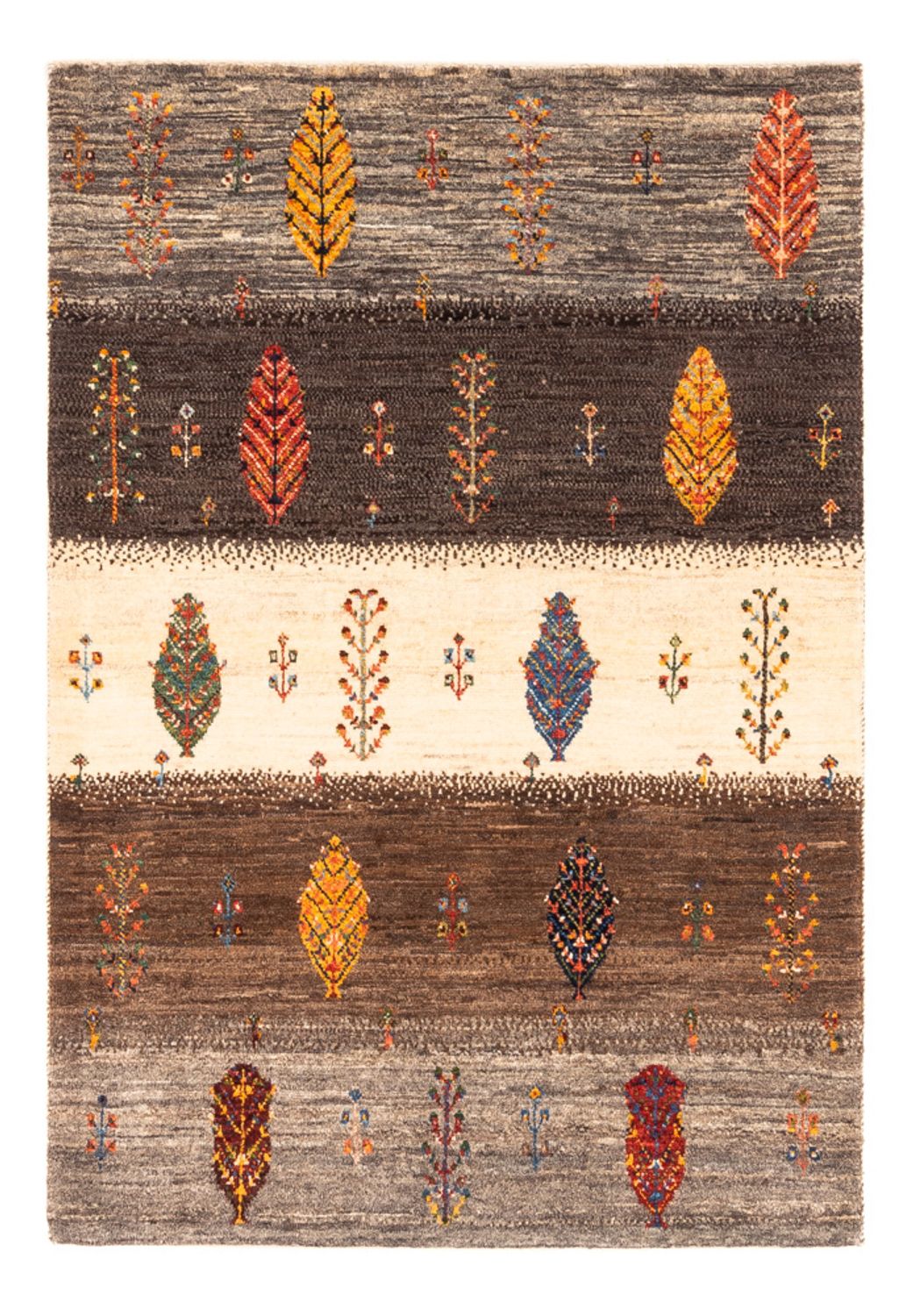 Gabbeh Tæppe - Loribaft Persisk - Royal - 122 x 84 cm - flerfarvet