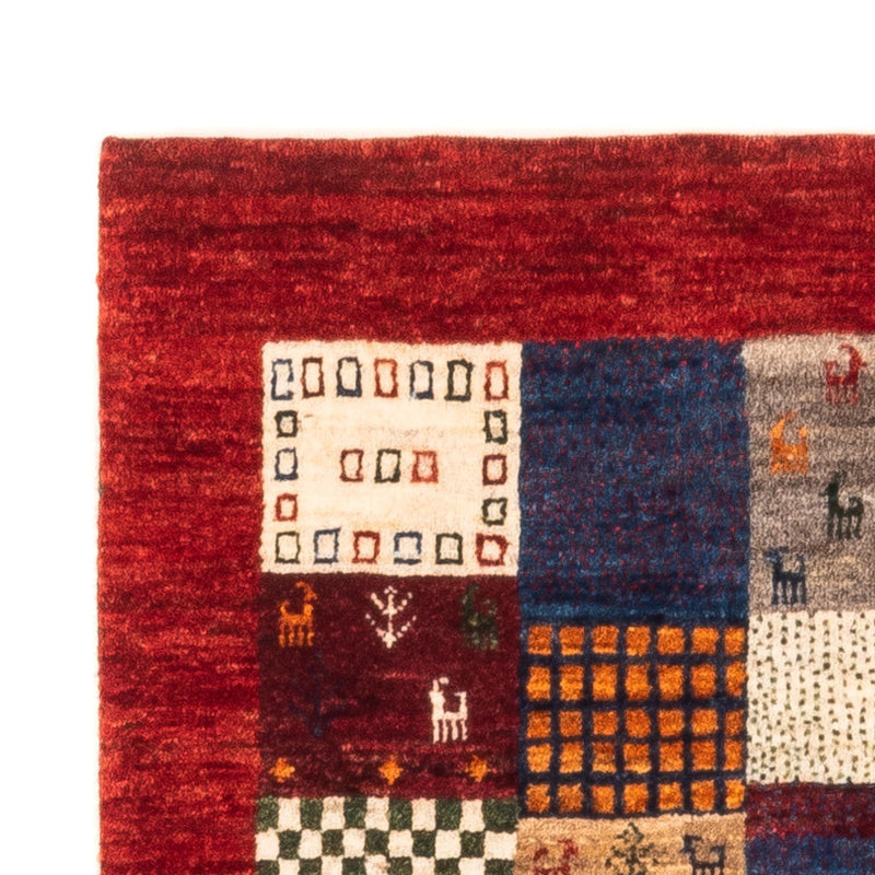 Gabbeh Tæppe - Loribaft Persisk - Royal - 130 x 83 cm - flerfarvet