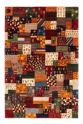 Gabbeh Tæppe - Loribaft Persisk - Royal - 137 x 92 cm - flerfarvet