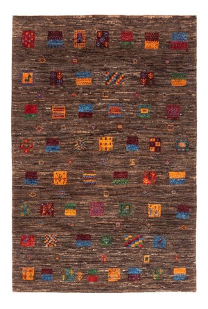 Gabbeh Tæppe - Loribaft Persisk - Royal - 119 x 82 cm - grå