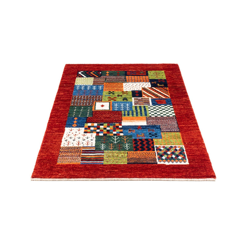 Gabbeh Tæppe - Loribaft Persisk - Royal - 131 x 81 cm - flerfarvet