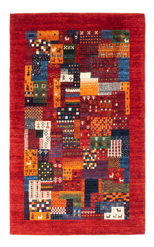 Gabbeh Tæppe - Loribaft Persisk - Royal - 130 x 83 cm - flerfarvet