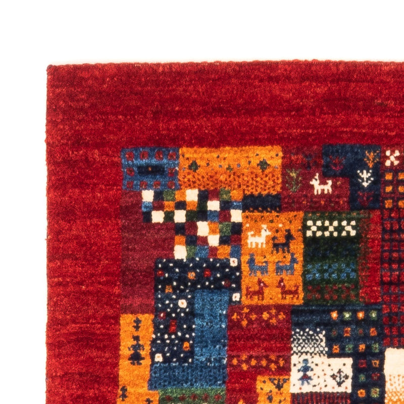 Gabbeh Tæppe - Loribaft Persisk - Royal - 130 x 83 cm - flerfarvet