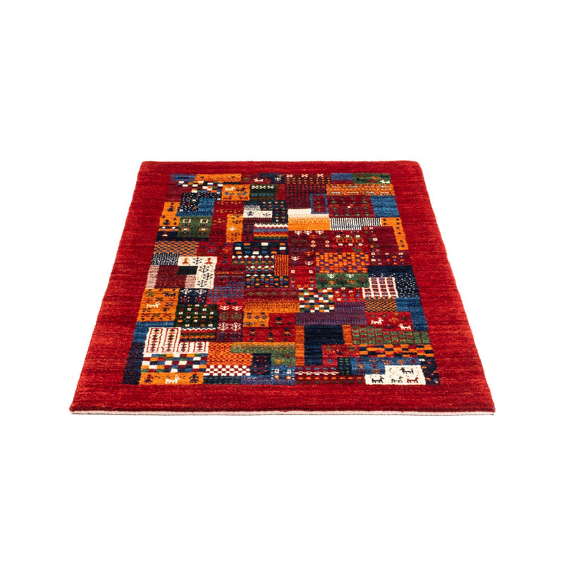 Gabbeh Tæppe - Loribaft Persisk - Royal - 130 x 83 cm - flerfarvet