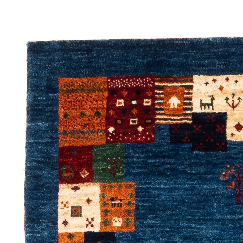 Gabbeh Tæppe - Loribaft Persisk - Royal - 128 x 83 cm - flerfarvet