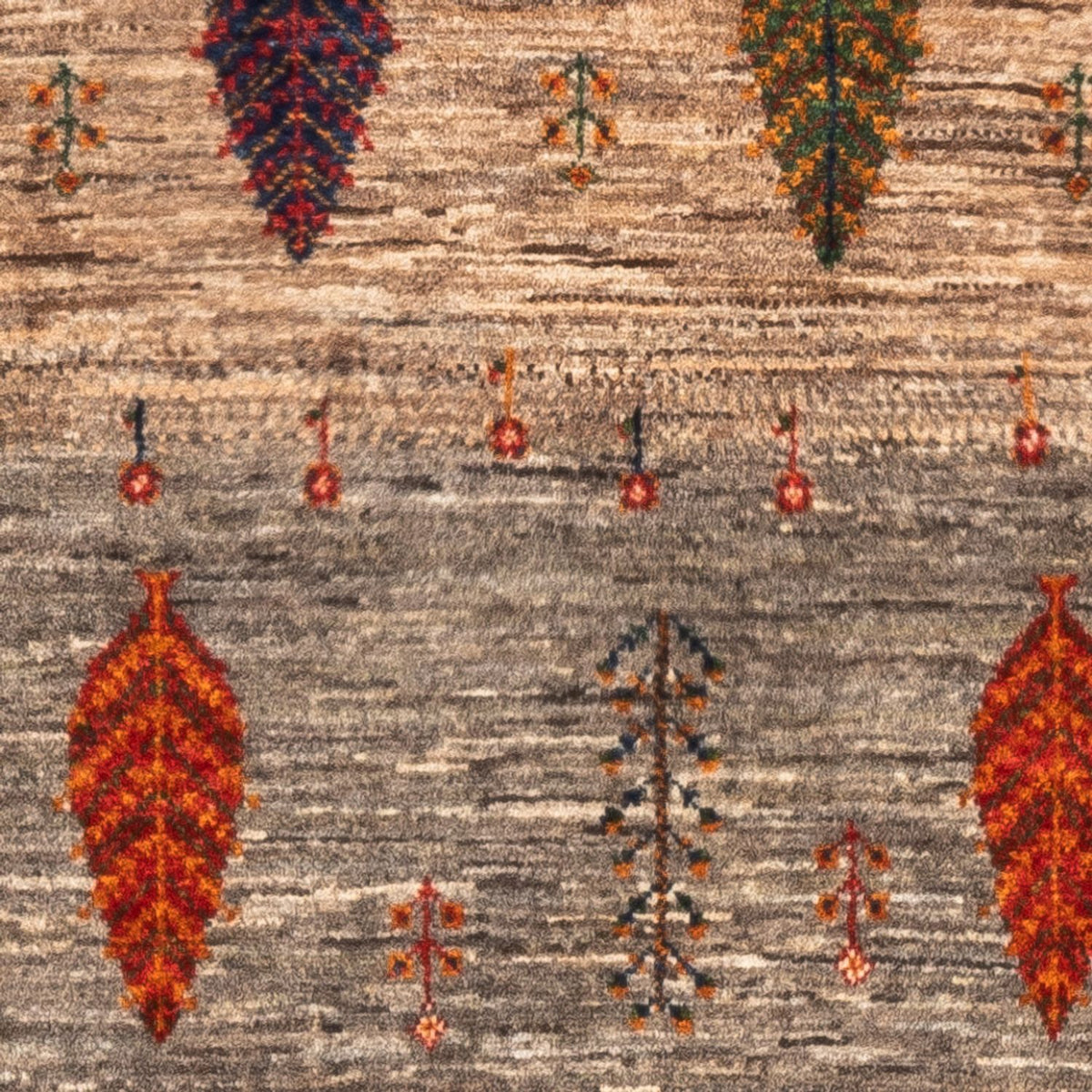 Gabbeh Tæppe - Loribaft Persisk - Royal - 133 x 81 cm - flerfarvet