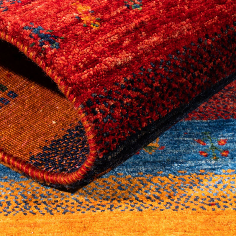 Gabbeh Tæppe - Loribaft Persisk - Royal - 137 x 86 cm - flerfarvet