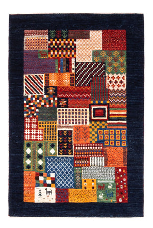 Gabbeh Tæppe - Loribaft Persisk - Royal - 123 x 84 cm - flerfarvet