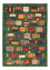 Gabbeh Tæppe - Loribaft Persisk - Royal - 117 x 83 cm - flerfarvet