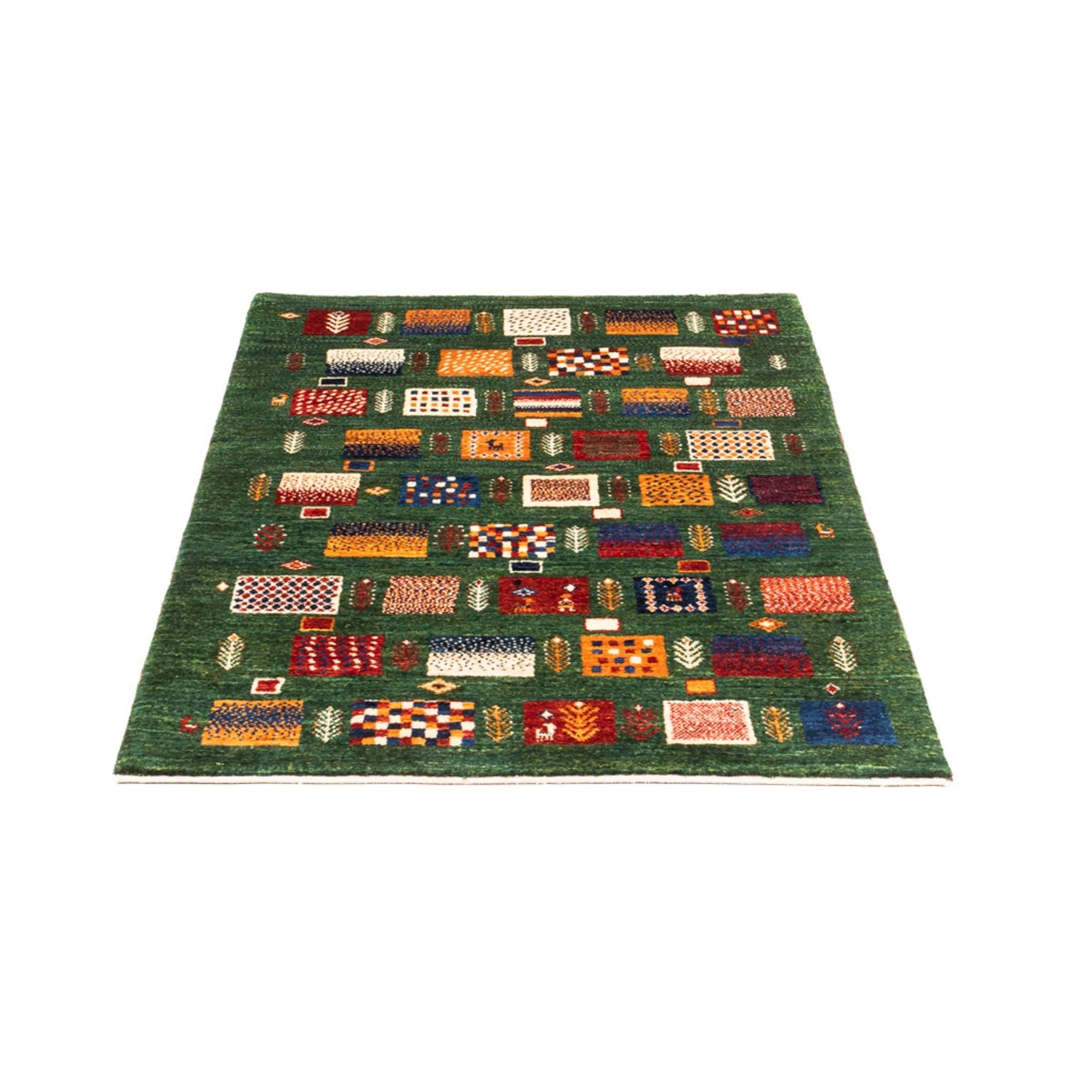 Gabbeh Tæppe - Loribaft Persisk - Royal - 117 x 83 cm - flerfarvet