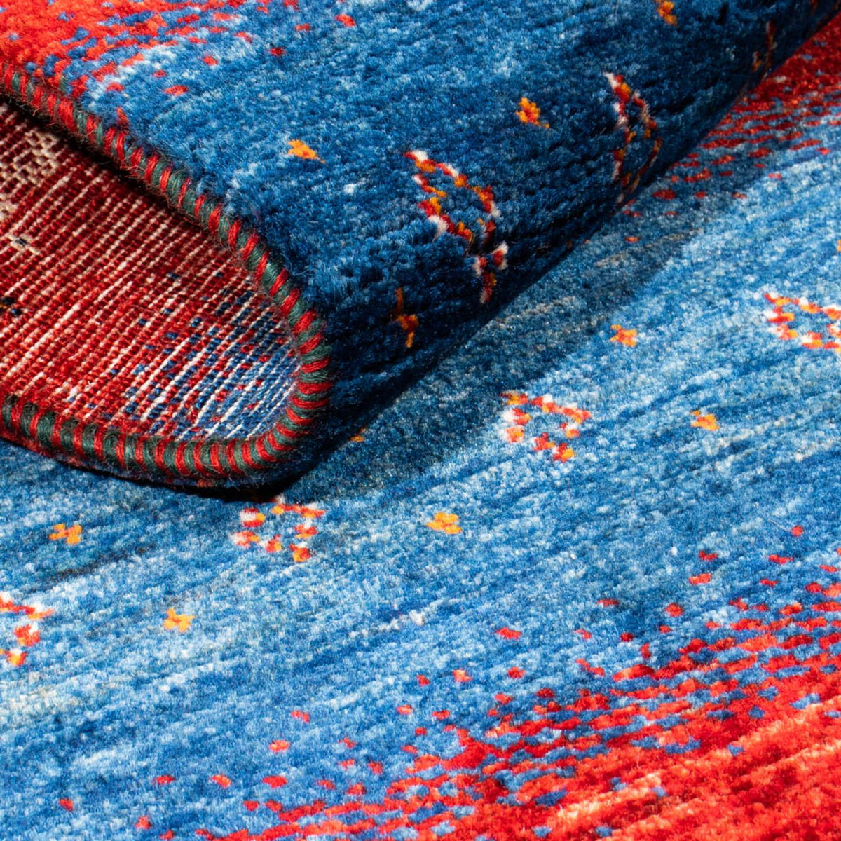 Gabbeh Tæppe - Loribaft Persisk - Royal - 140 x 85 cm - flerfarvet