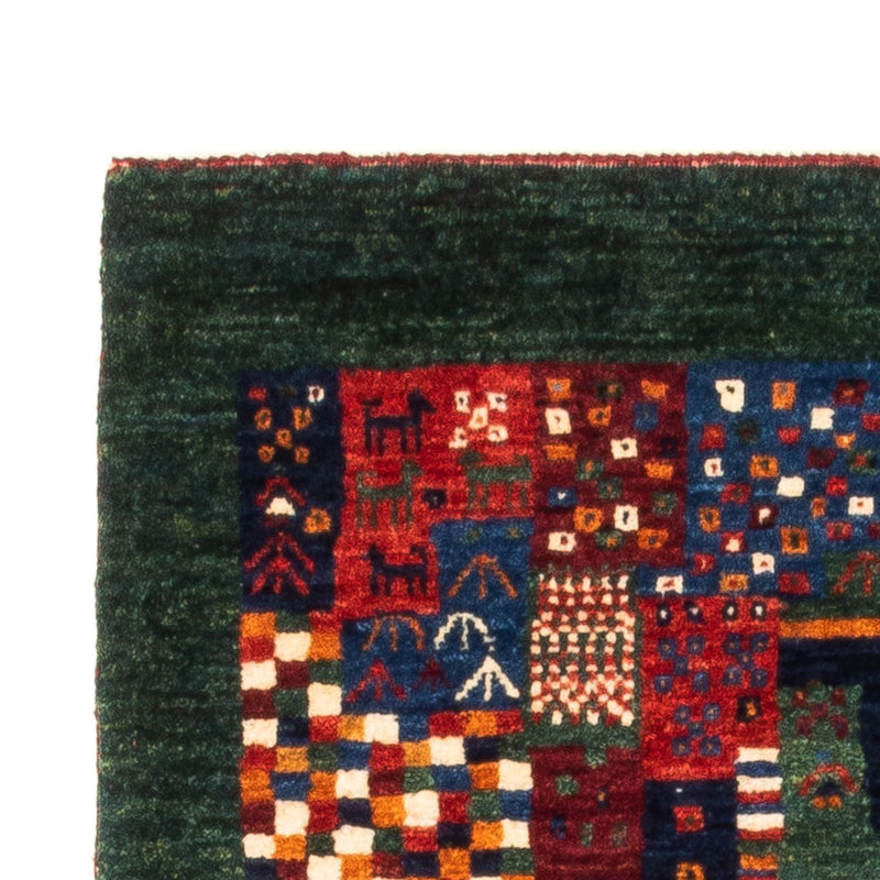 Gabbeh Tæppe - Loribaft Persisk - Royal - 134 x 82 cm - flerfarvet