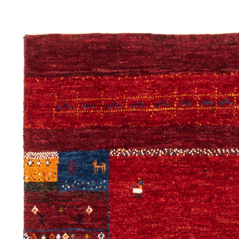 Gabbeh Tæppe - Loribaft Persisk - Royal - 121 x 81 cm - flerfarvet