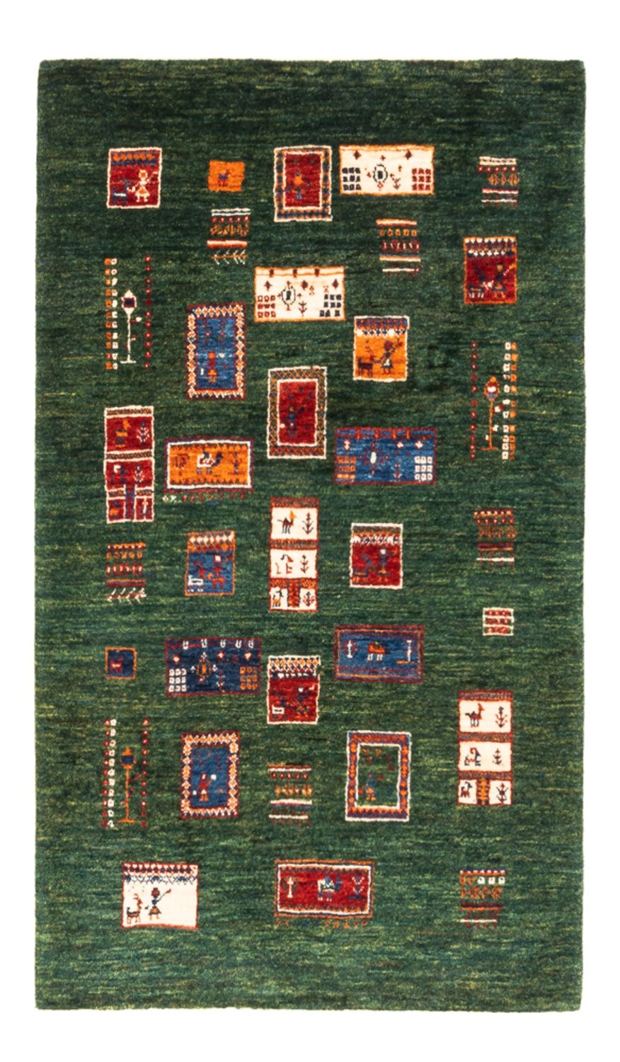 Gabbeh Tæppe - Loribaft Persisk - Royal - 135 x 83 cm - flerfarvet