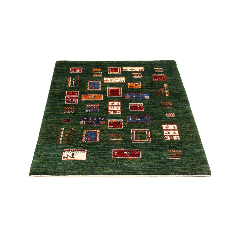 Gabbeh Tæppe - Loribaft Persisk - Royal - 135 x 83 cm - flerfarvet