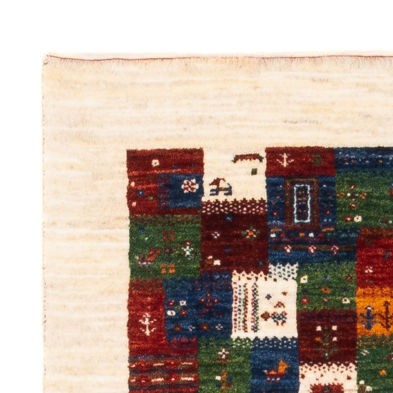 Gabbeh Tæppe - Loribaft Persisk - Royal - 125 x 83 cm - flerfarvet