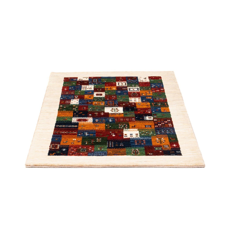 Gabbeh Tæppe - Loribaft Persisk - Royal - 125 x 83 cm - flerfarvet