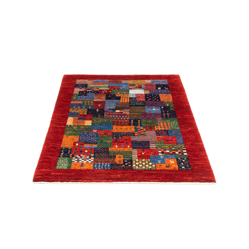 Gabbeh Tæppe - Loribaft Persisk - Royal - 133 x 87 cm - flerfarvet