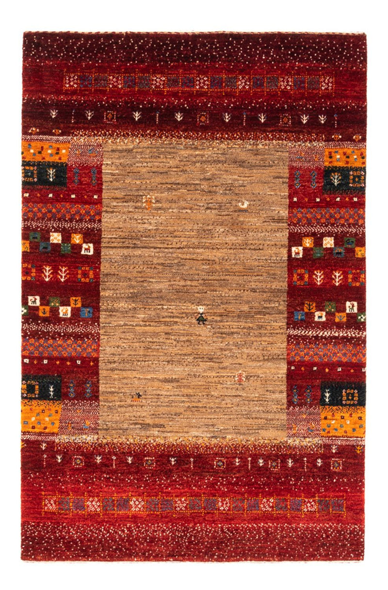 Gabbeh Tæppe - Loribaft Persisk - Royal - 134 x 92 cm - flerfarvet