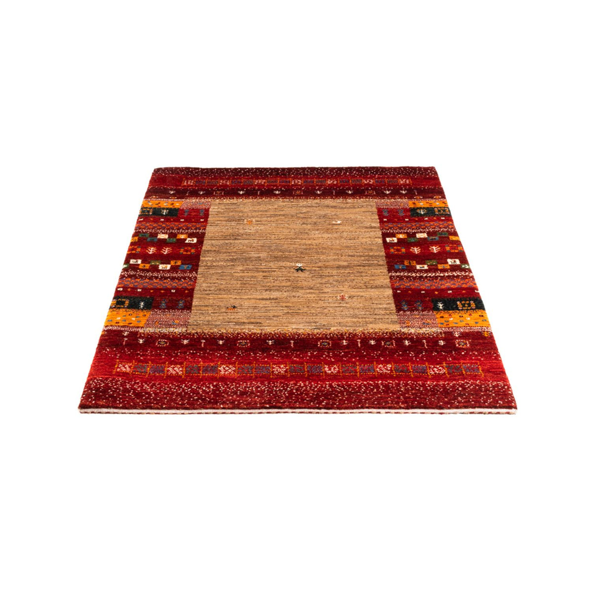 Gabbeh Tæppe - Loribaft Persisk - Royal - 134 x 92 cm - flerfarvet
