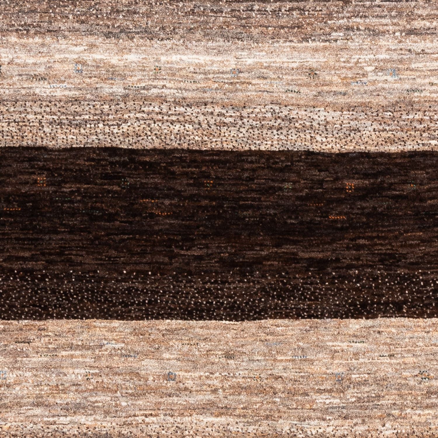 Gabbeh Tæppe - Loribaft Persisk - 195 x 134 cm - grå