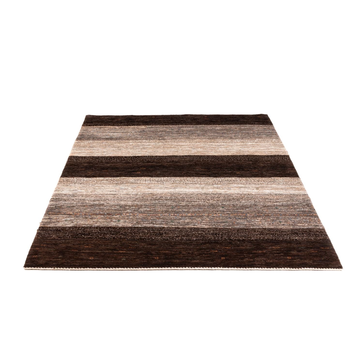 Gabbeh Tæppe - Loribaft Persisk - 195 x 134 cm - grå