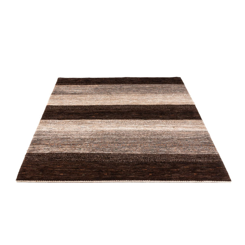 Gabbeh Tæppe - Loribaft Persisk - 195 x 134 cm - grå