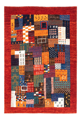 Gabbeh Tæppe - Loribaft Persisk - Royal - 143 x 101 cm - flerfarvet