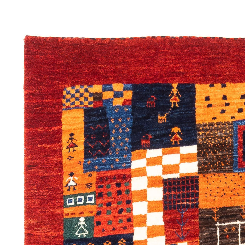 Gabbeh Tæppe - Loribaft Persisk - Royal - 143 x 101 cm - flerfarvet