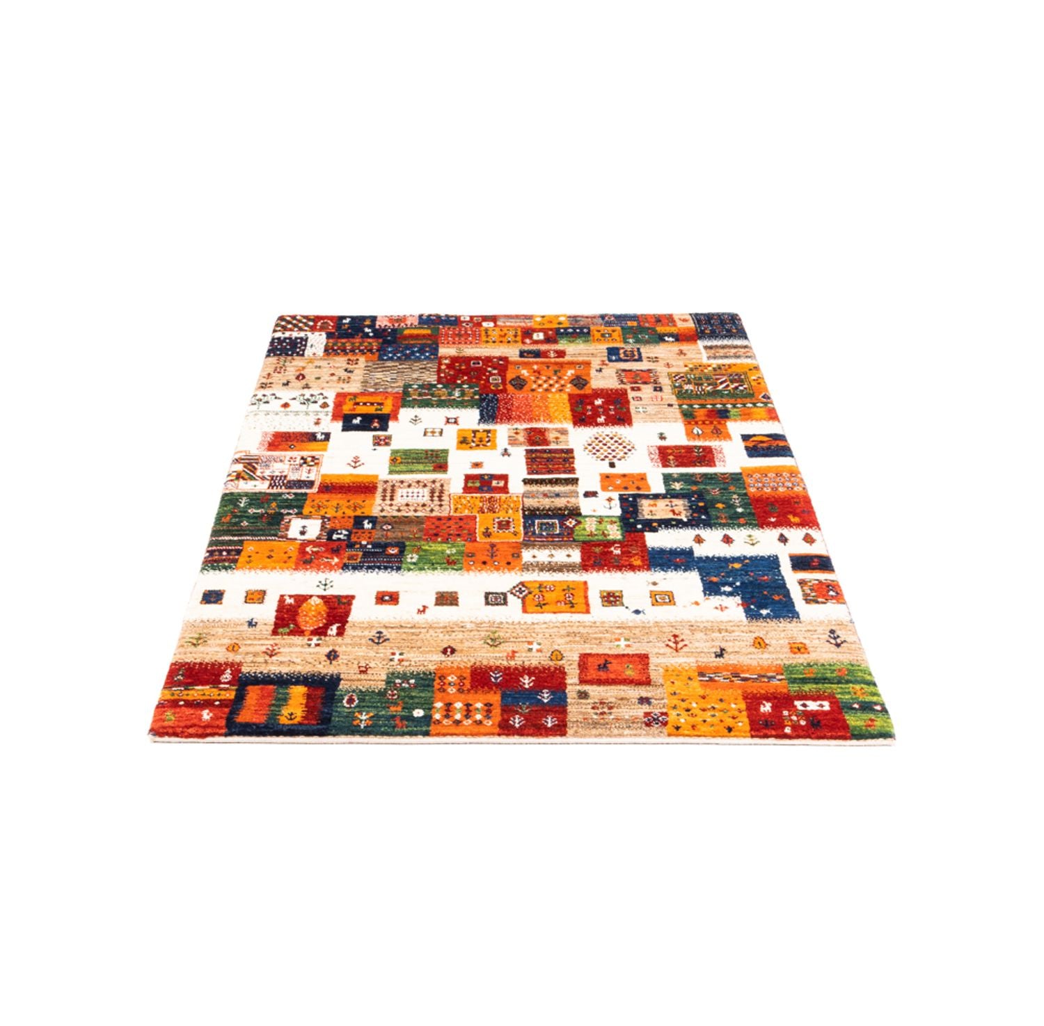 Gabbeh Tæppe - Loribaft Persisk - Royal - 151 x 95 cm - flerfarvet