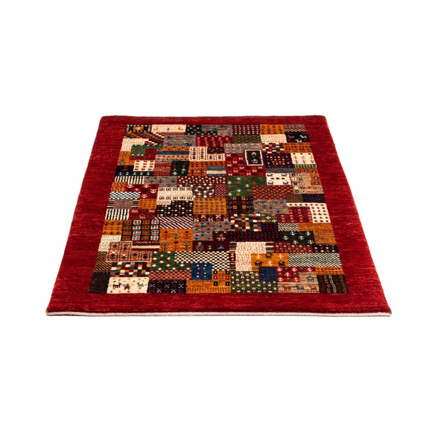 Gabbeh Tæppe - Loribaft Persisk - Royal - 145 x 90 cm - flerfarvet