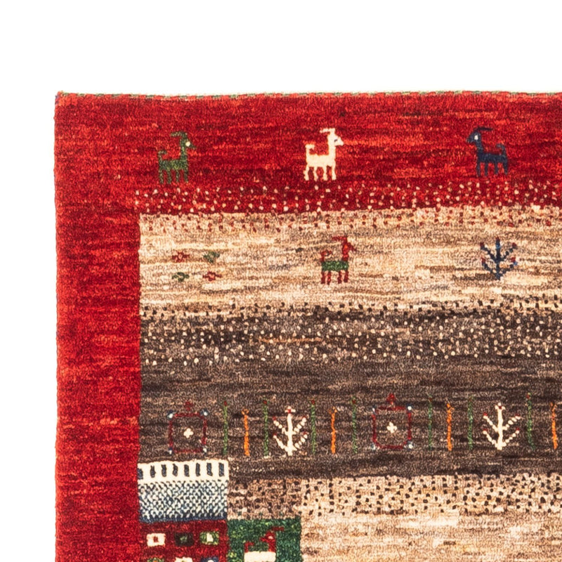 Gabbeh Tæppe - Loribaft Persisk - Royal - 147 x 86 cm - flerfarvet