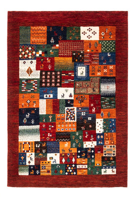 Gabbeh Tæppe - Loribaft Persisk - Royal - 130 x 92 cm - flerfarvet