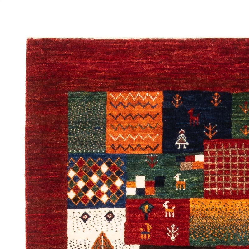Gabbeh Tæppe - Loribaft Persisk - Royal - 130 x 92 cm - flerfarvet