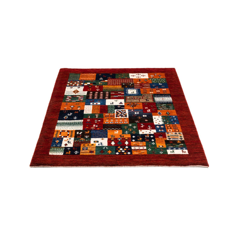 Gabbeh Tæppe - Loribaft Persisk - Royal - 130 x 92 cm - flerfarvet