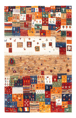 Gabbeh Tæppe - Loribaft Persisk - Royal - 153 x 100 cm - flerfarvet