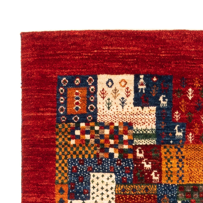 Gabbeh Tæppe - Loribaft Persisk - Royal - 134 x 90 cm - flerfarvet