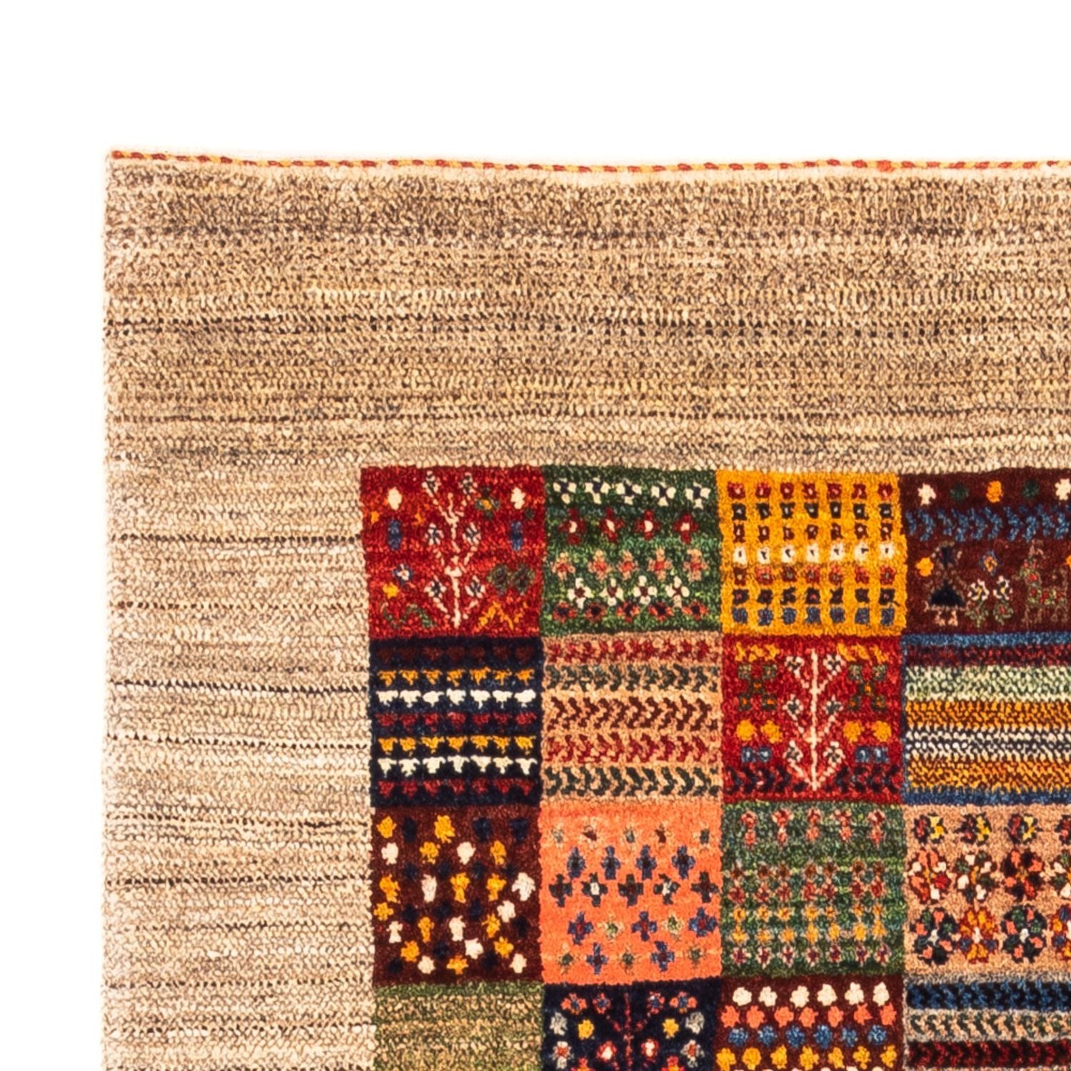 Gabbeh Tæppe - Loribaft Persisk - Royal - 151 x 104 cm - flerfarvet