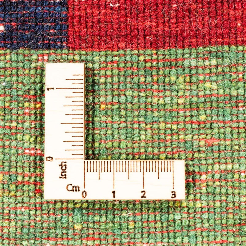 Gabbeh Tæppe - Loribaft Persisk - Royal firkantet  - 129 x 120 cm - flerfarvet