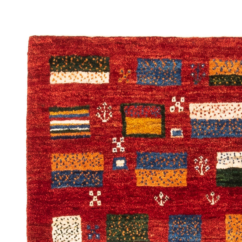 Gabbeh Tæppe - Loribaft Persisk - Royal - 126 x 84 cm - flerfarvet
