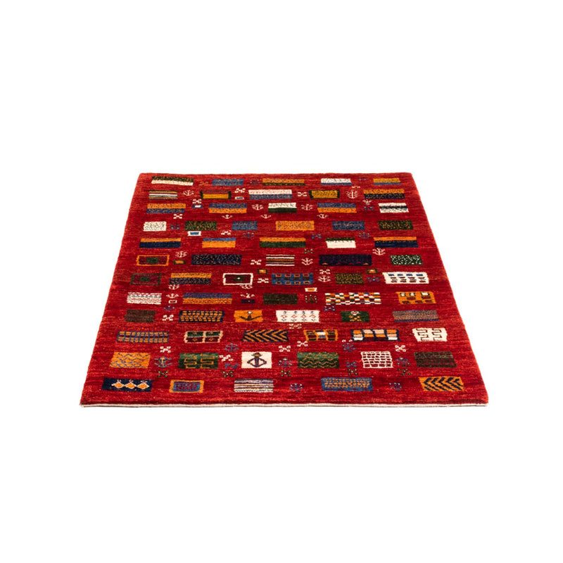 Gabbeh Tæppe - Loribaft Persisk - Royal - 126 x 84 cm - flerfarvet