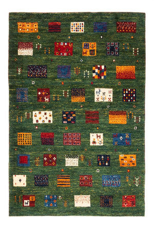Gabbeh Tæppe - Loribaft Persisk - Royal - 129 x 88 cm - flerfarvet